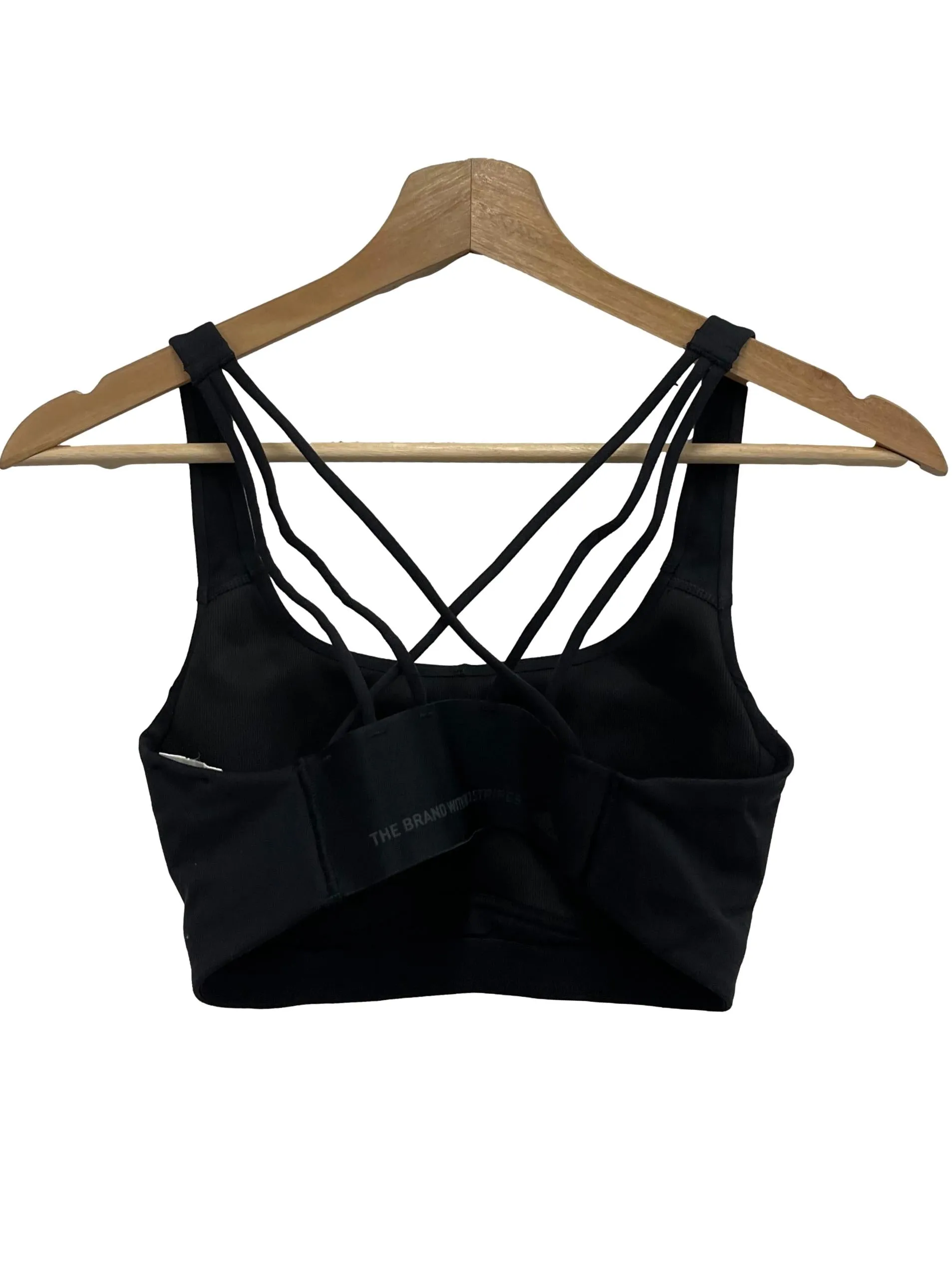 Black Scoop Sports Bra
