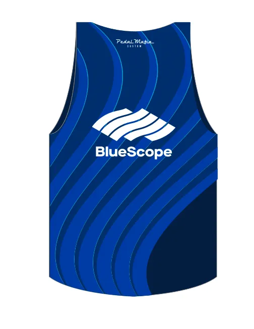 Custom Running Singlet - BlueScope