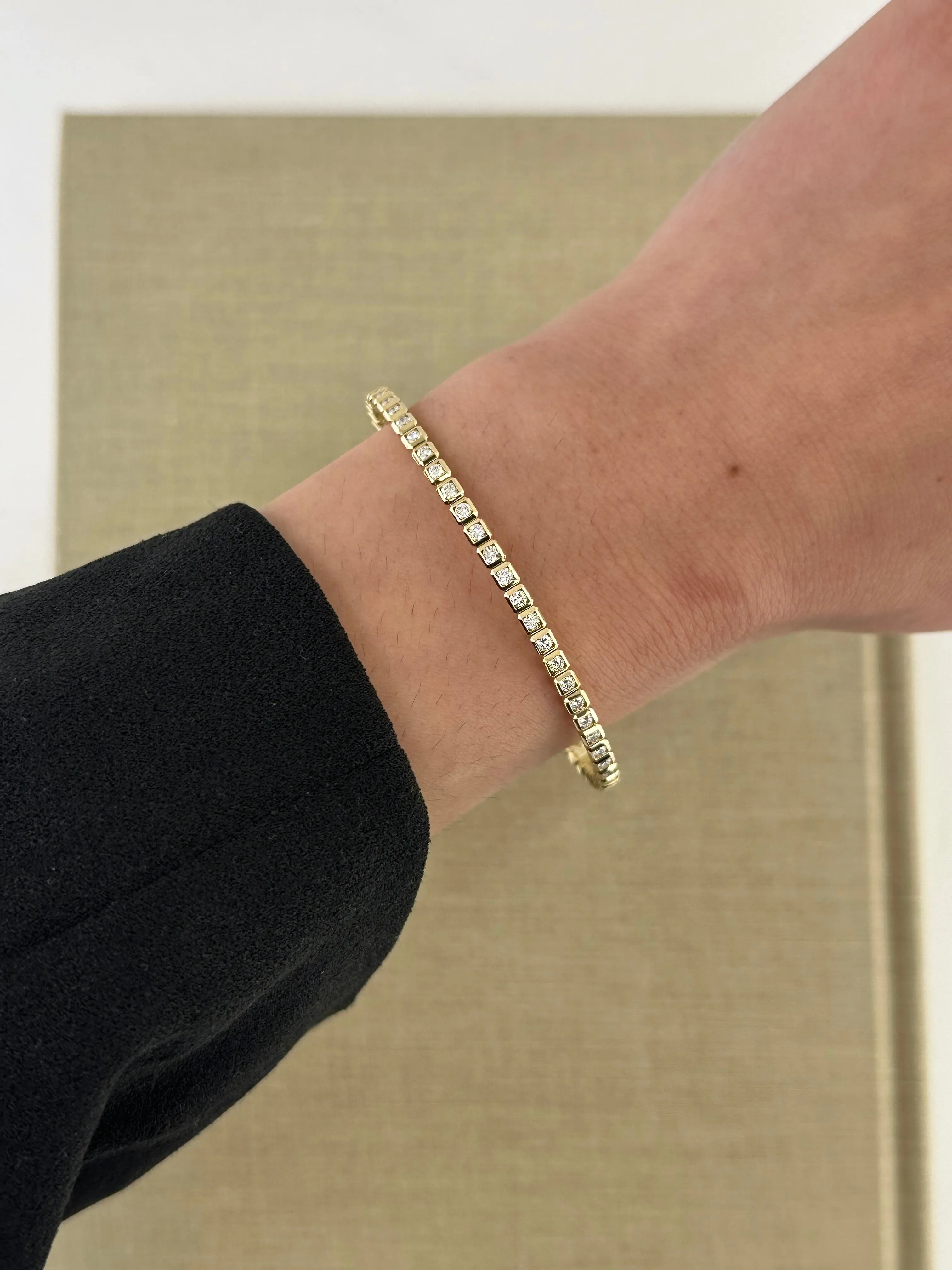 Diamond Flexible Bangle