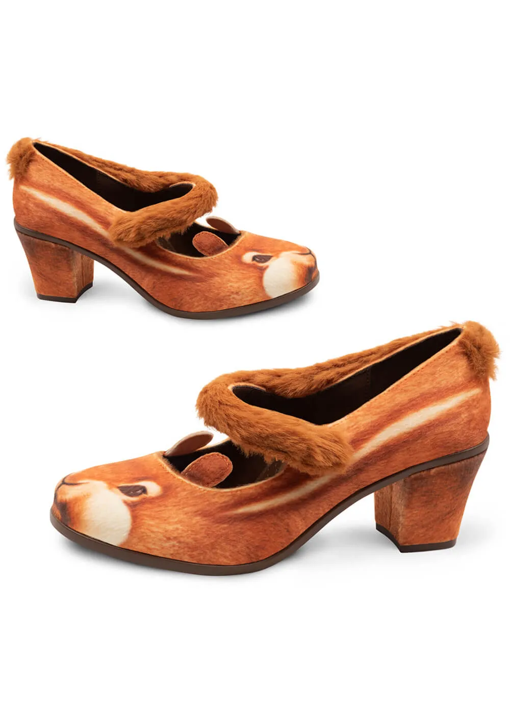 Hot Chocolate Design Nutty Cheecks Squirrel Pumps Brown