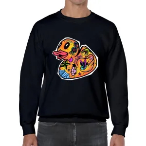 INKED DUCKIE  THROUGH-N-THROUGH CREWNECK