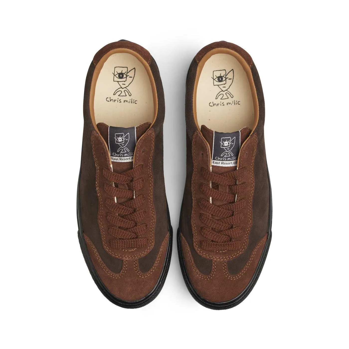 LAST RESORT AB VM004 Milic Suede Duo Brown/Black