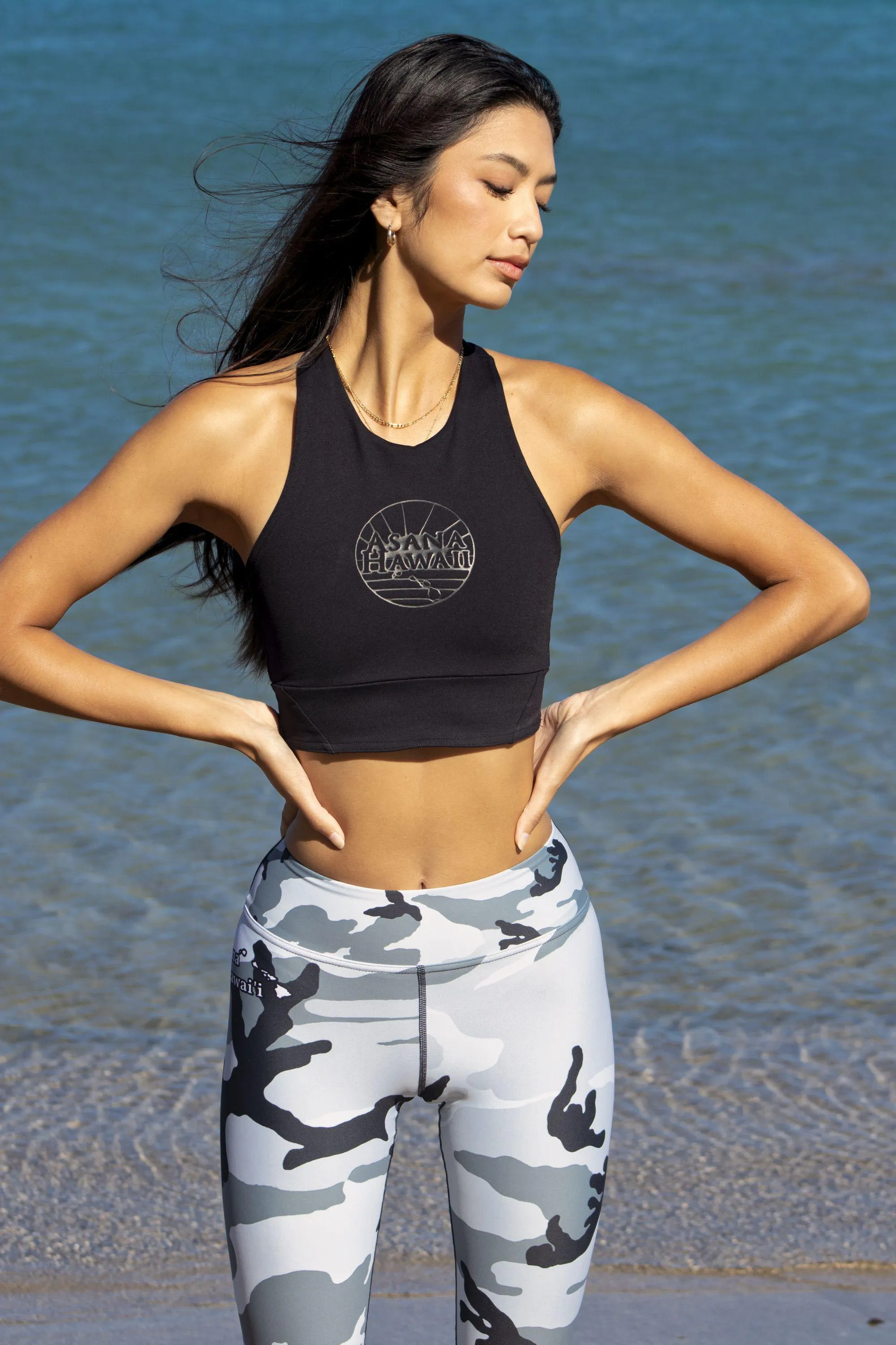 Loko Wai Black Sports Bra