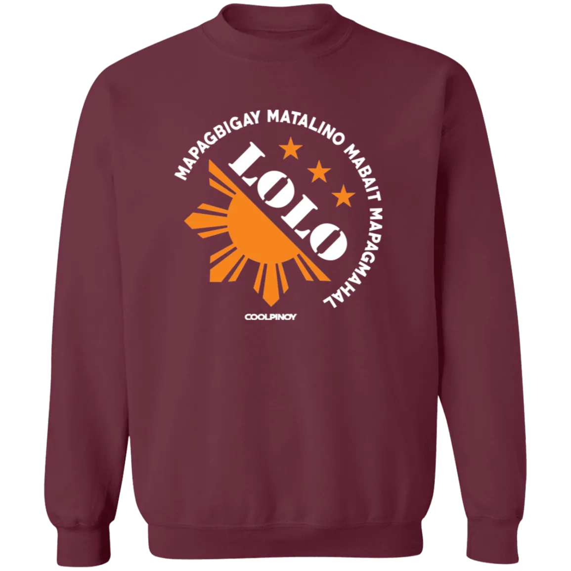Matalino Mapagmahal Lolo Unisex Crewneck Pullover Sweatshirt