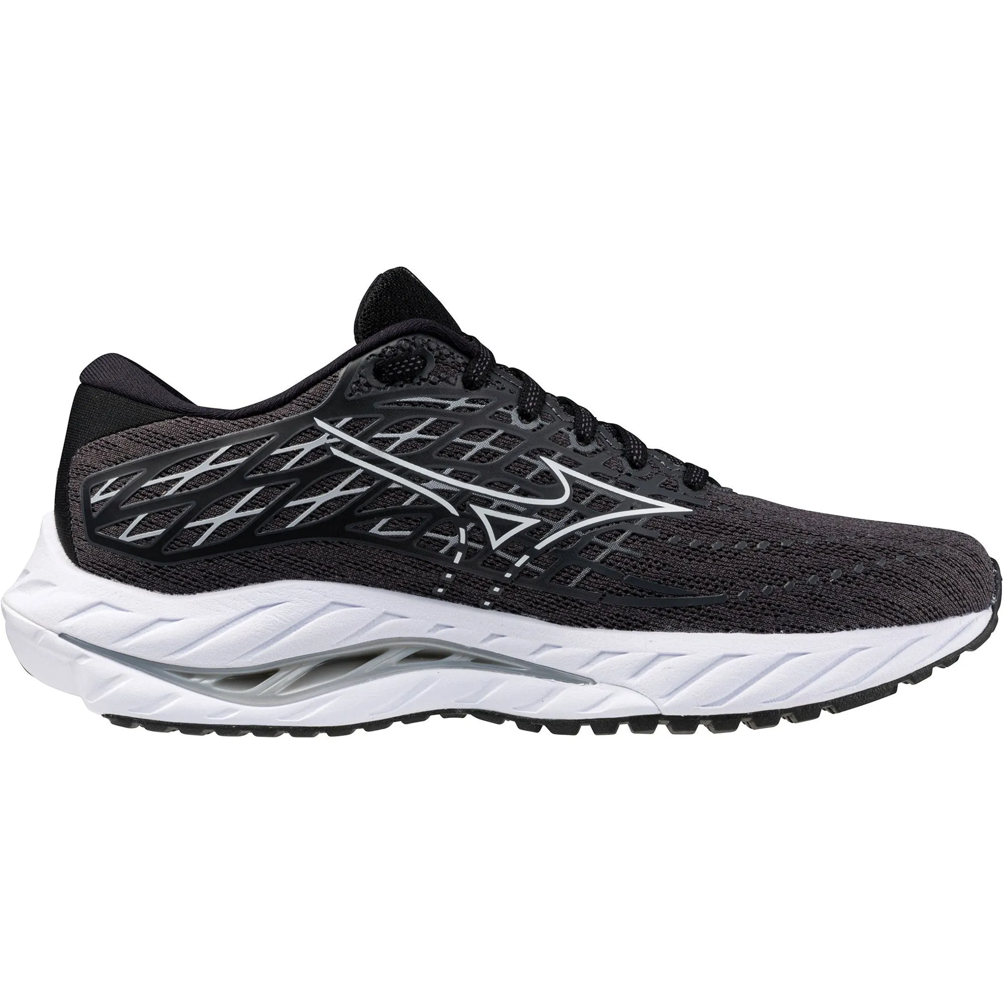 Mizuno Wave Inspire 20 WIDE FIT (D) Womens Running Shoes - Black