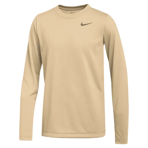Nike Kid's Team Legend Long Sleeve Crew (Standard Fit)
