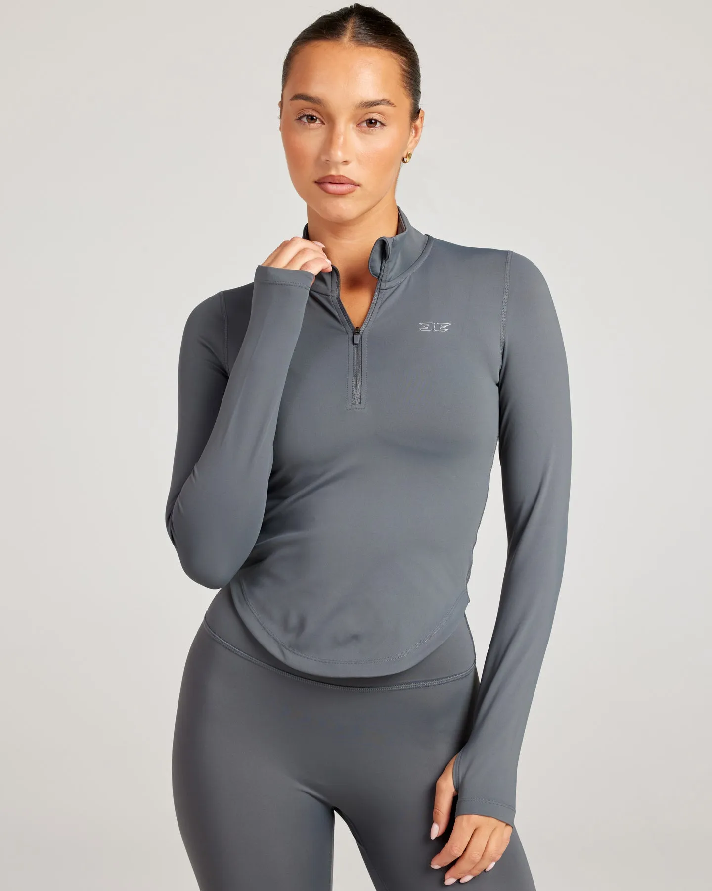 ProForm Curved 1/4 Zip - Grey