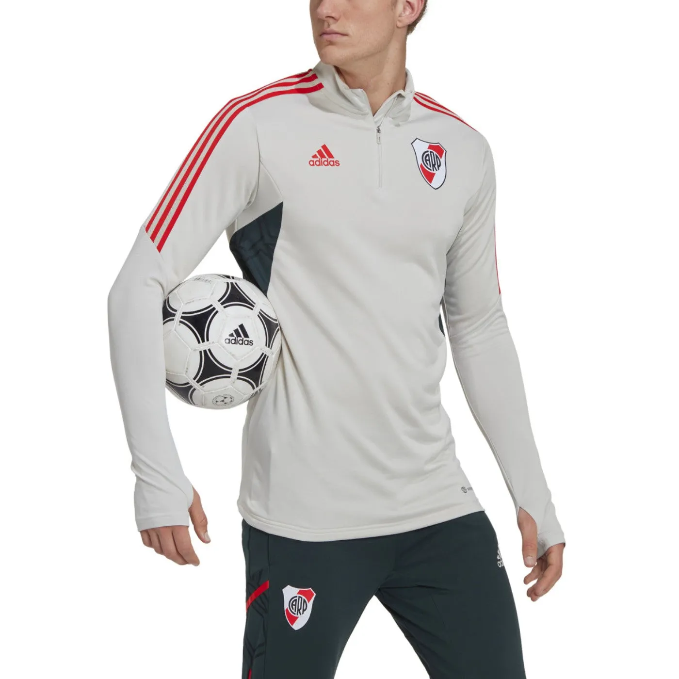 River Plate training technical Soccer tracksuit 2022/23 - Adidas