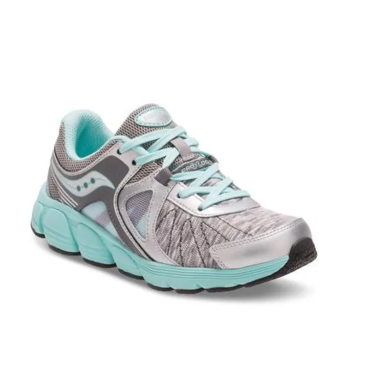 Saucony Silver/Turquoise Kotaro 3 Children's Sneaker