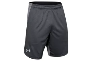 Under Armour Knit Performance Training Shorts for Men - Black/Mod Gray - L