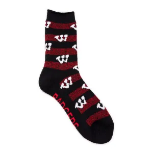 Wisconsin Badgers GameDay Unisex Terry Loop Sock